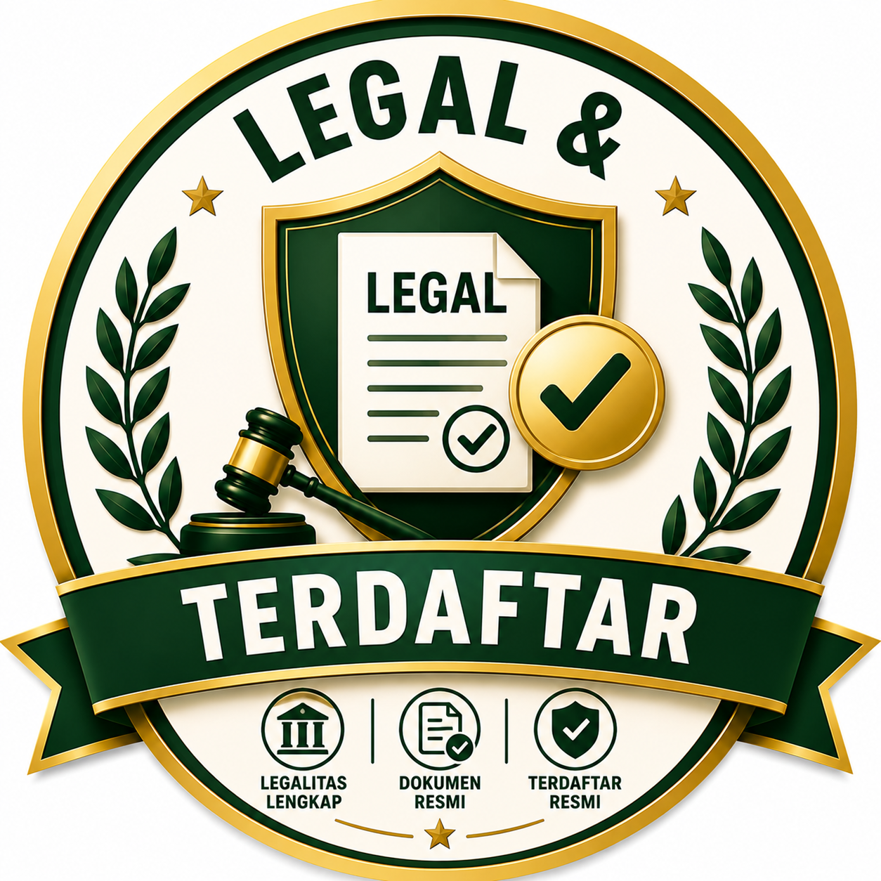 Legal & Terdaftar